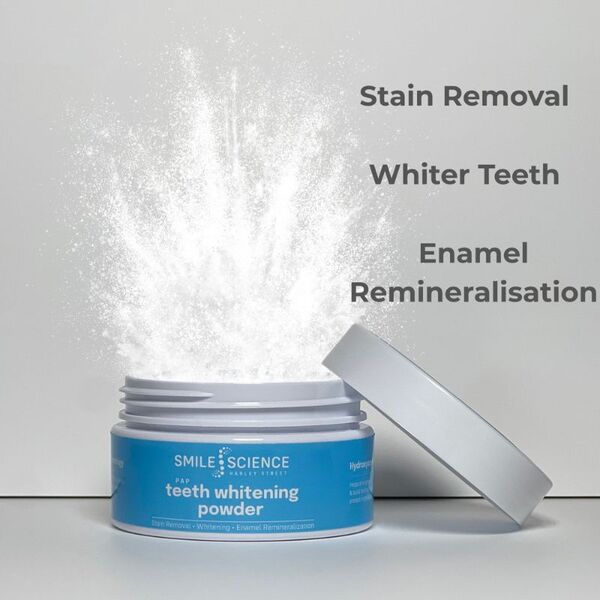Smile Science PAP teeth whitening powder 30g, imported from the UK