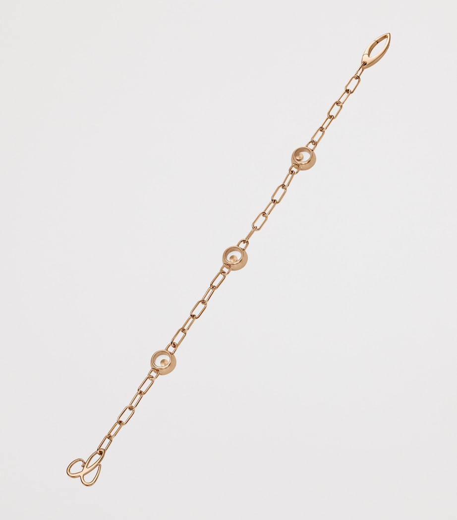 Chopard Happy Diamonds rose gold diamond bracelet - British product