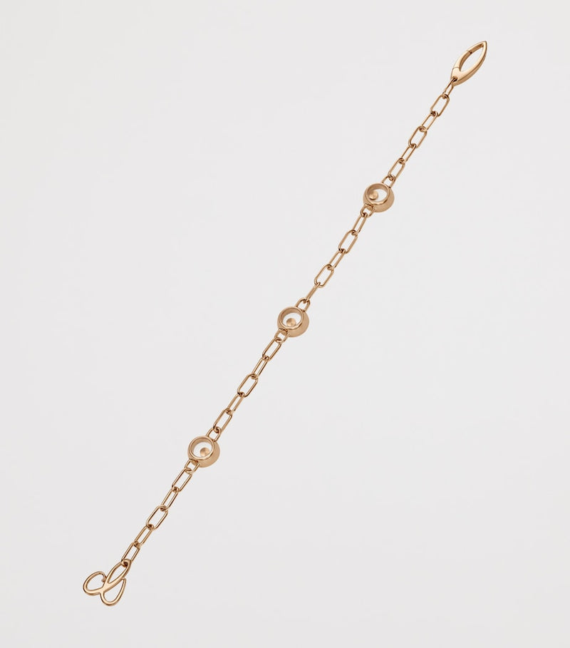 Chopard Happy Diamonds rose gold diamond bracelet - British product