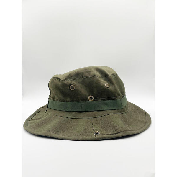 SVNX khaki safari hat with drawstring, imported from the UK