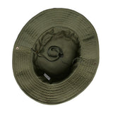 SVNX khaki safari hat with drawstring, imported from the UK