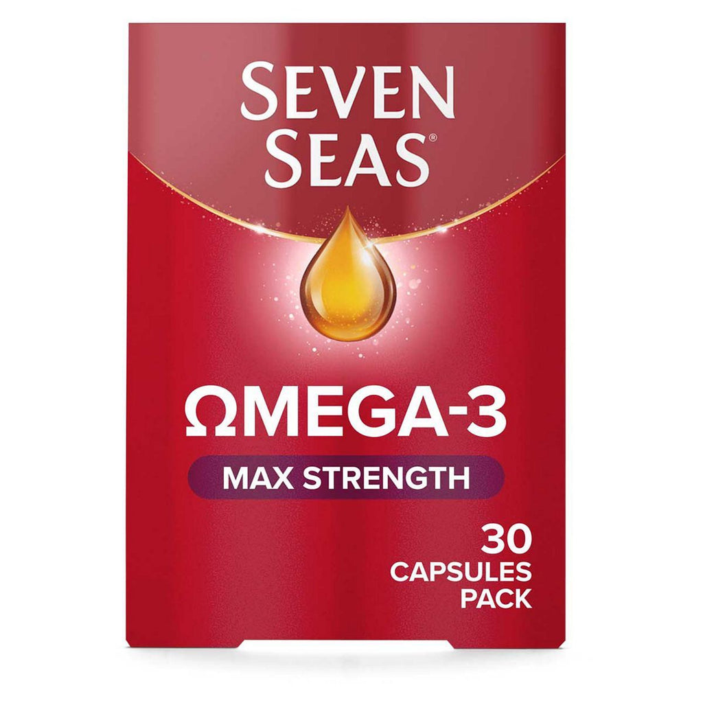 Seven Seas Omega-3 Fish Oil Max Strength with Vitamin D 30 Capsules