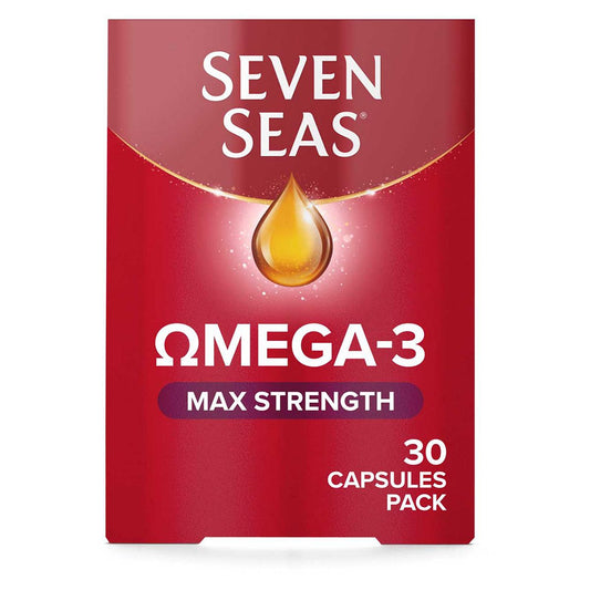 Seven Seas Omega-3 Fish Oil Max Strength with Vitamin D 30 Capsules GOODS Boots   
