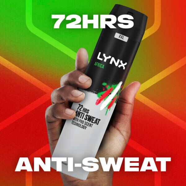 Lynx Antiperspirant Deodorant Aerosol Africa 250ml GOODS Superdrug   