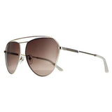 Guess Piloten-Sonnenbrille mit silbernem Farbverlauf, importiert aus dem Vereinigten Königreich