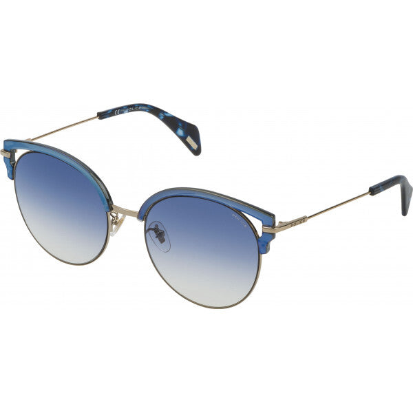 Police SPL739 sunglasses blue metal frame 54mm - British product