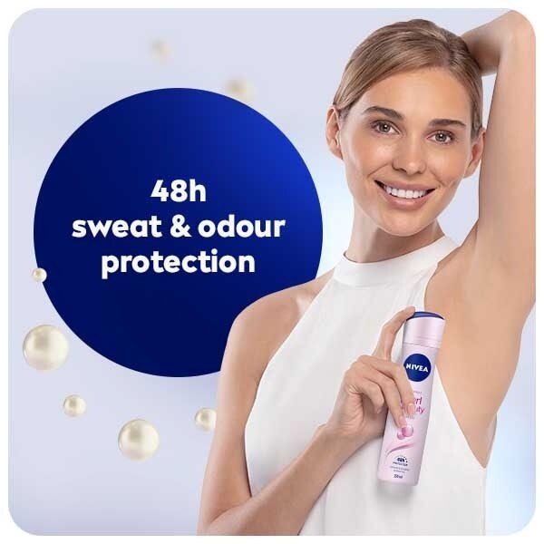 NIVEA Anti-Perspirant Deodorant Spray Pearl & Beauty 150ml GOODS Superdrug   