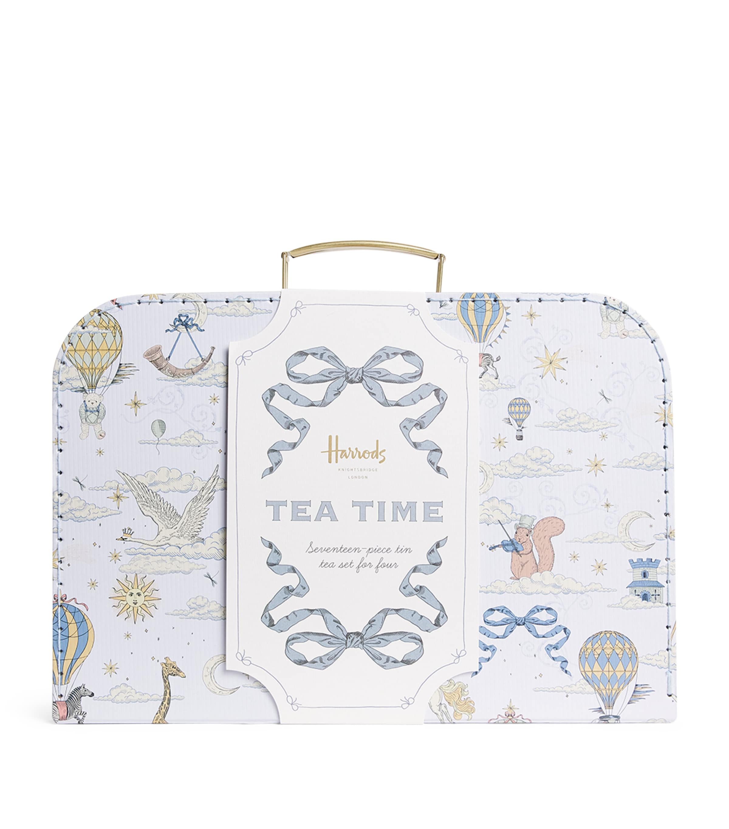 Harrods 17-piece 4-person tea time set, UK version