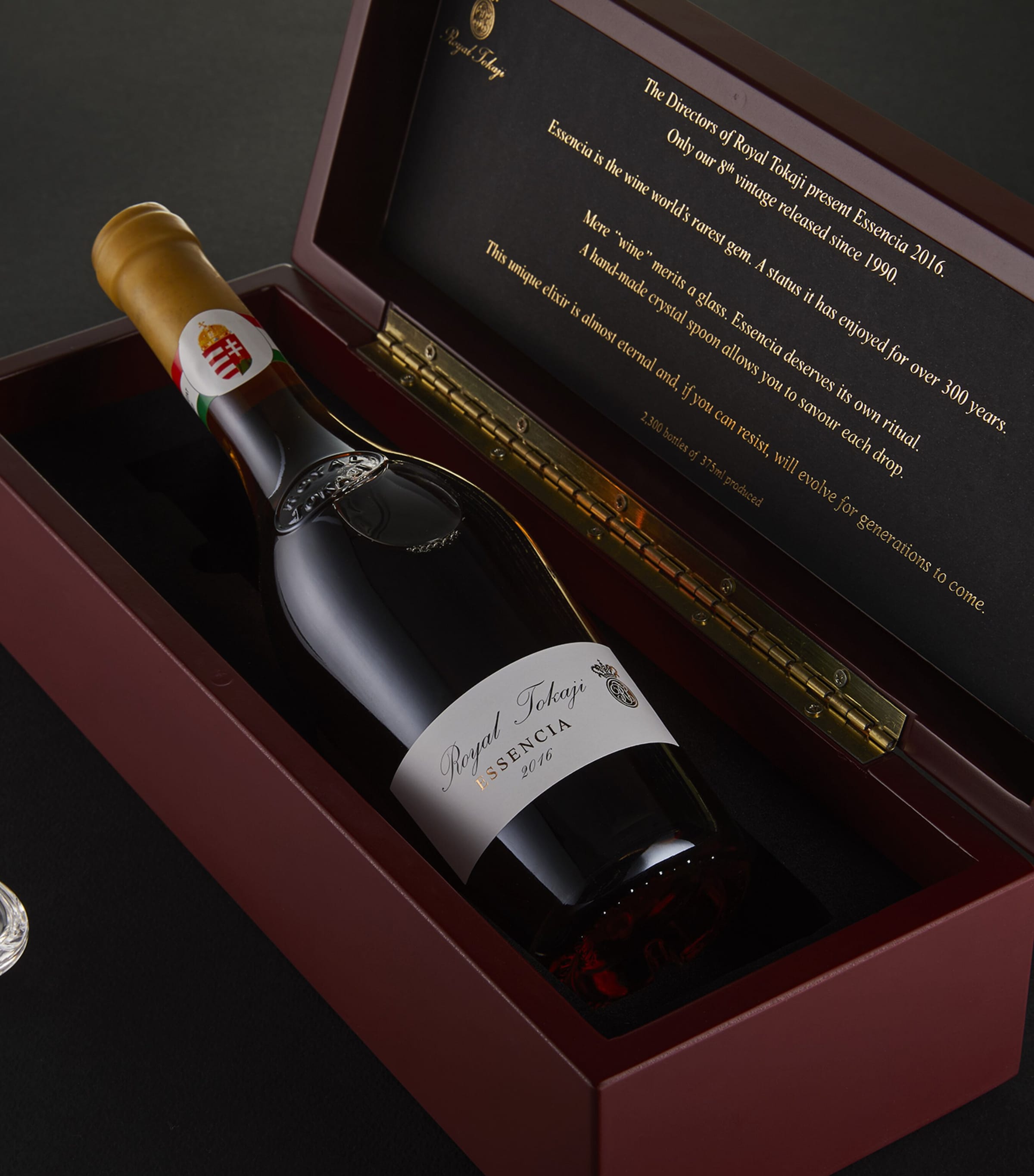 Royal Tokaji Essencia dessert wine 37.5cl, imported from the UK