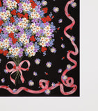 Dolce&Gabbana silk foulard bouquet print 90cm - British product