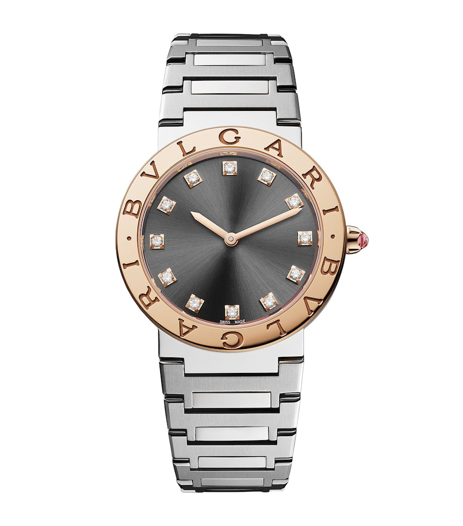 Bvlgari Bvlgari watch stainless steel rose gold diamond 33mm (British brand)