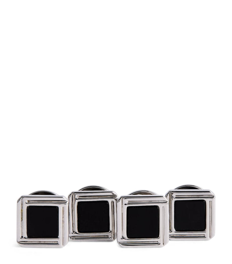 Babette Wasserman Celtic onyx cufflinks set, British brand