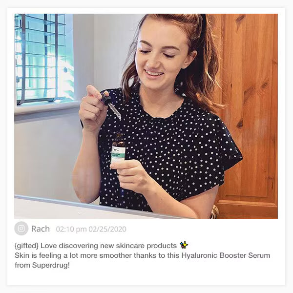 Me+ Hyaluronic Acid Booster Serum 30ml, imported from the UK