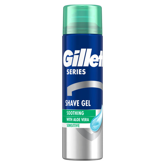 Gillette Series Sensitive Shaving Gel 200ml shaving Sainsburys   