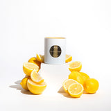 Legology holiday candle with signature scent, British product