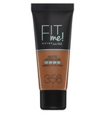 Maybelline Fit Me Matte & Poreless Liquid Foundation 30ml Make Up & Beauty Accessories Boots 356 Warm Coconut  
