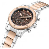 Police Brown Mens Knotty watch stainless steel - British product