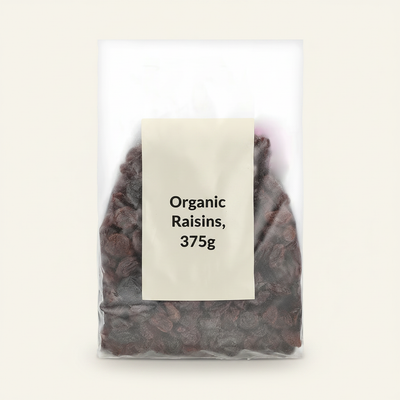 Raisins secs biologiques Holland & Barrett 375g