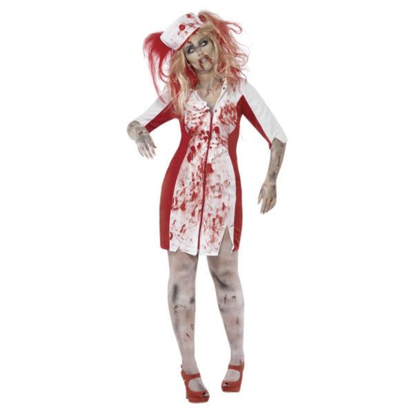 Smiffys Zombie Nurse Adult Women's Costume Plus X1|UK 20-22 GOODS Superdrug   