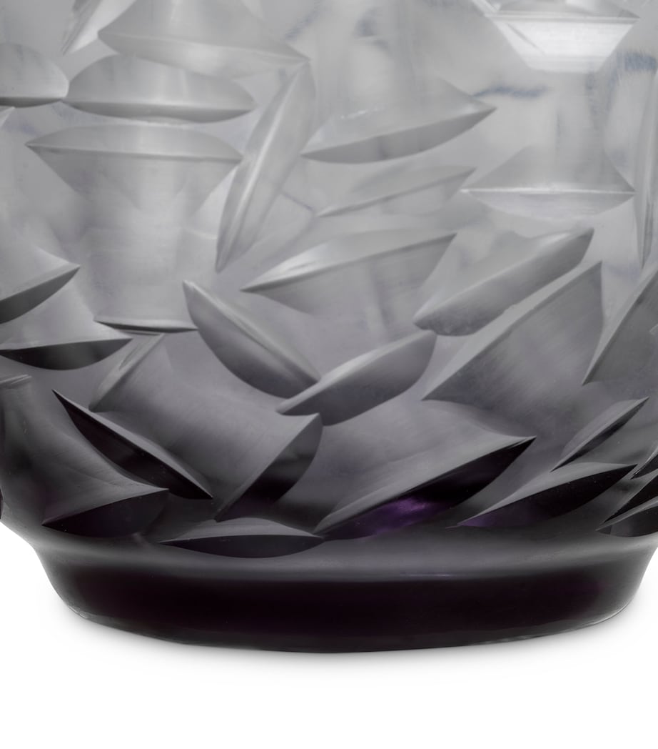 Vase en verre Hadleigh Eichholtz 13,5 cm (marque britannique)