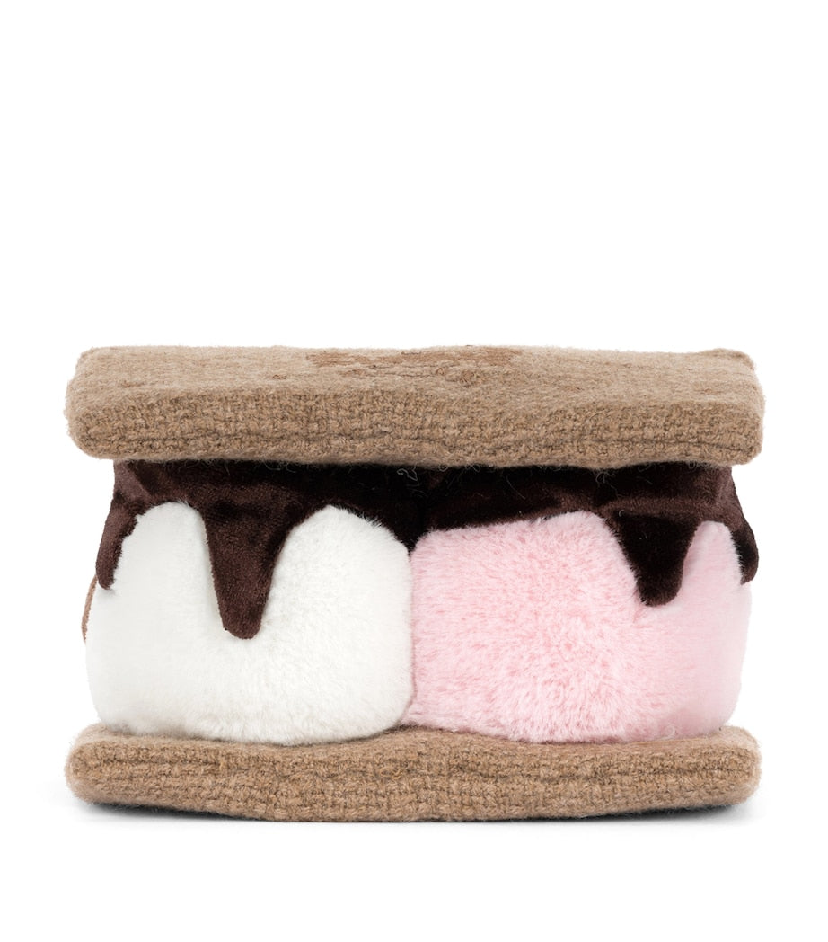 Jellycat Amuseables S'mores Plüschtier 7cm, importiert aus dem Vereinigten Königreich
