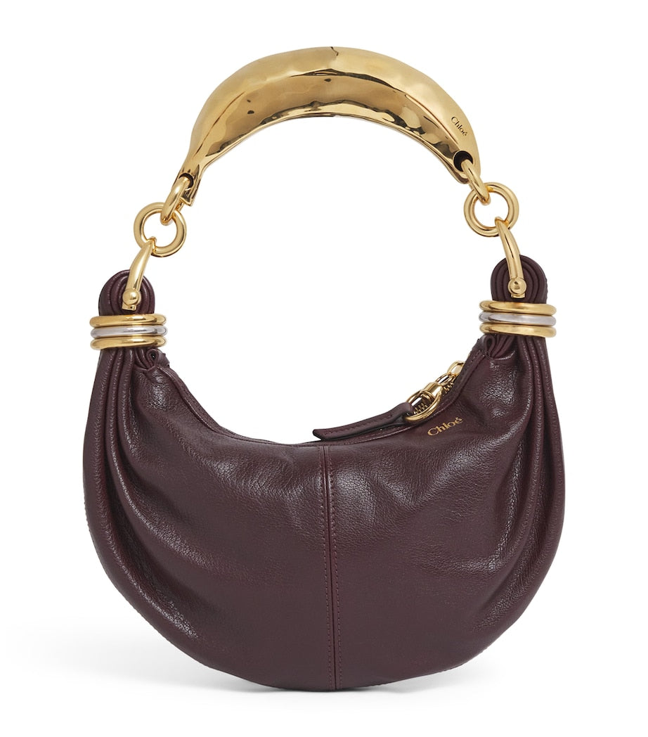 Chloé banana top handle bag grained leather - UK version