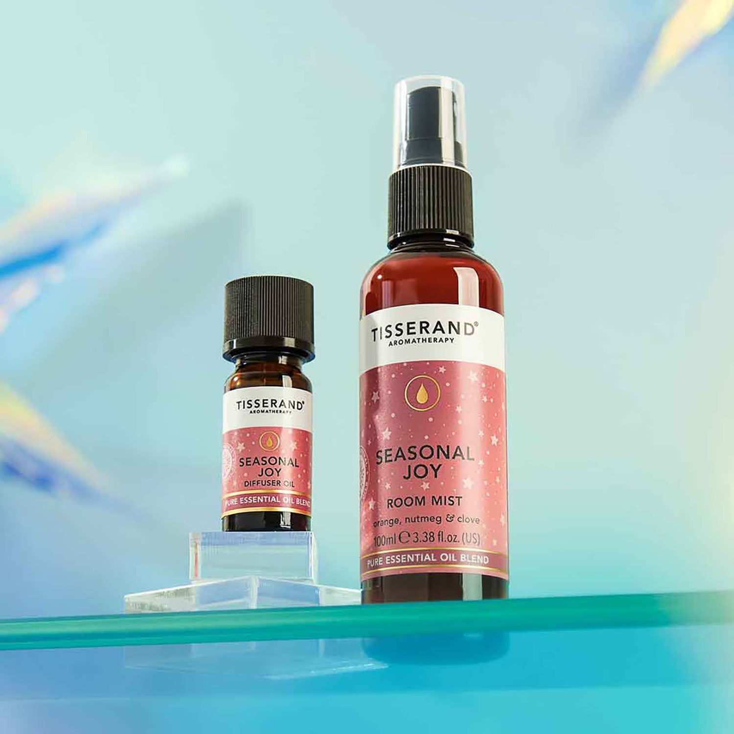 Tisserand Seasonal Joy aromatherapy duo kit 9ml and 100ml, UK version