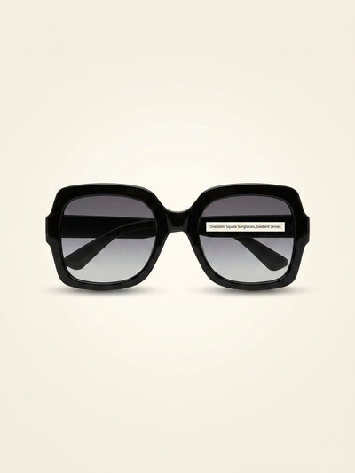 John Lewis Gucci GC002057 Women's Rectangular Sunglasses Black/Grey- Buy online at McGrocer