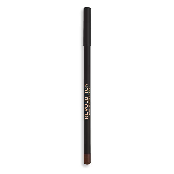 Revolution kohl eyeliner pencil in brown shade, imported from the UK