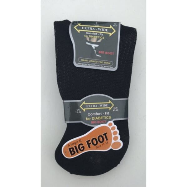 Mens Comfort Wide Feet Diabetic Socks (3 Pairs) (UK 6-11) GOODS Superdrug   