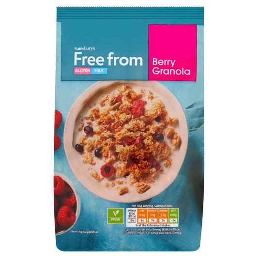 Sainsbury's Free From Berry Granola 350g GOODS Sainsburys   