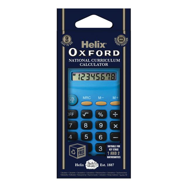 Oxford Basic Calculator - Blue GOODS M&S   