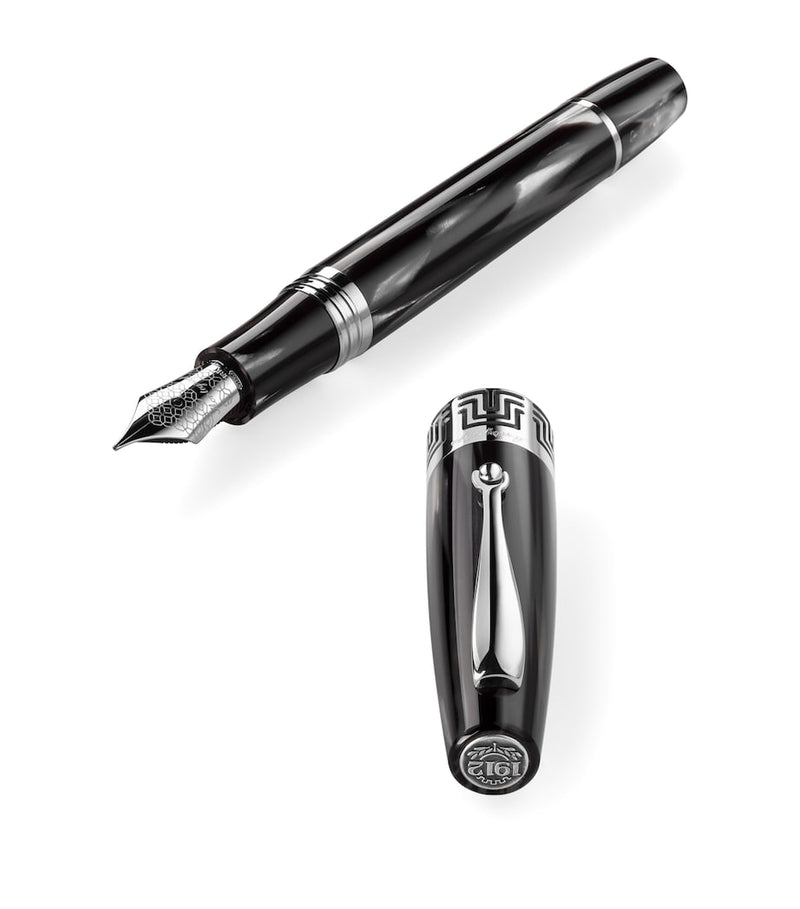 Montegrappa Extra 1930 Sterling Silver-Trim fountain pen, imported from the UK