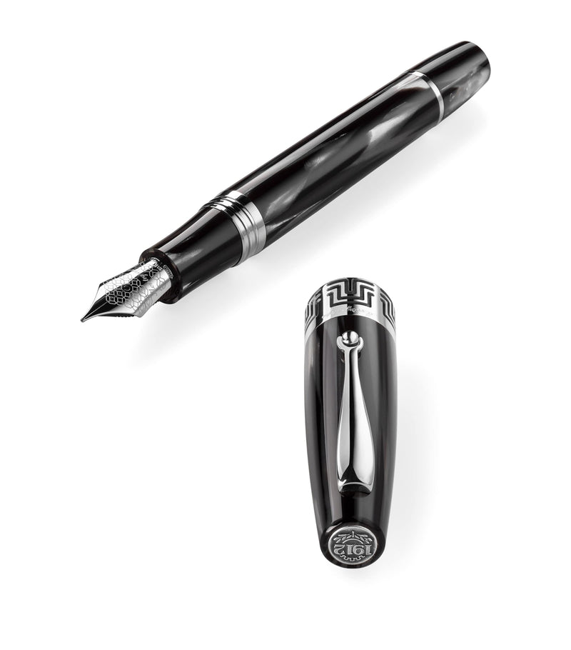 Montegrappa Extra 1930 Sterling Silver-Trim fountain pen, imported from the UK