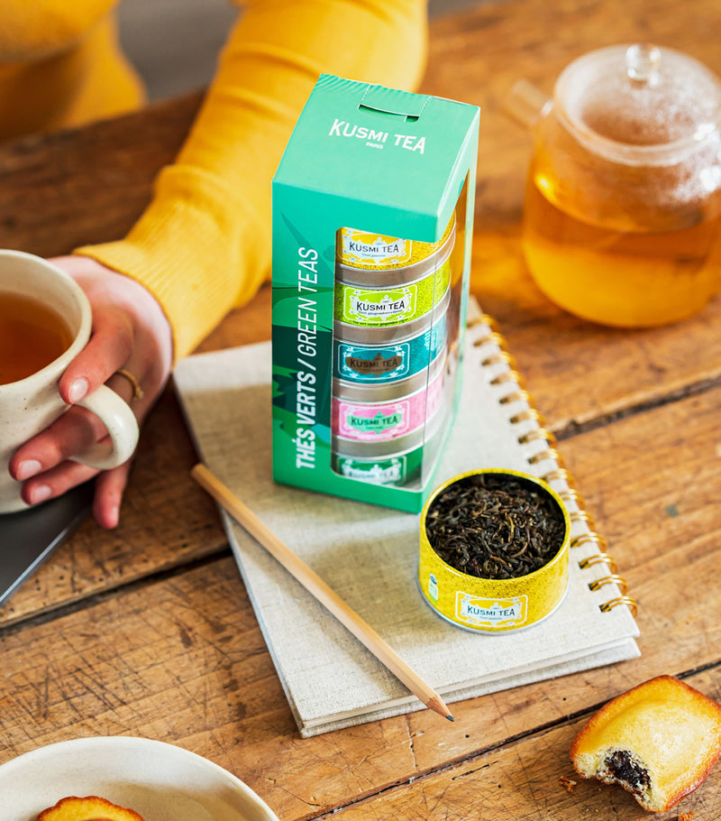 Kusmi Organic Green Tea Gift Set, UK version