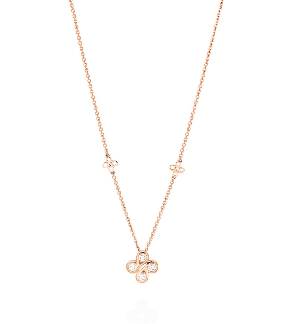Boodles rose gold diamond pendant, UK version