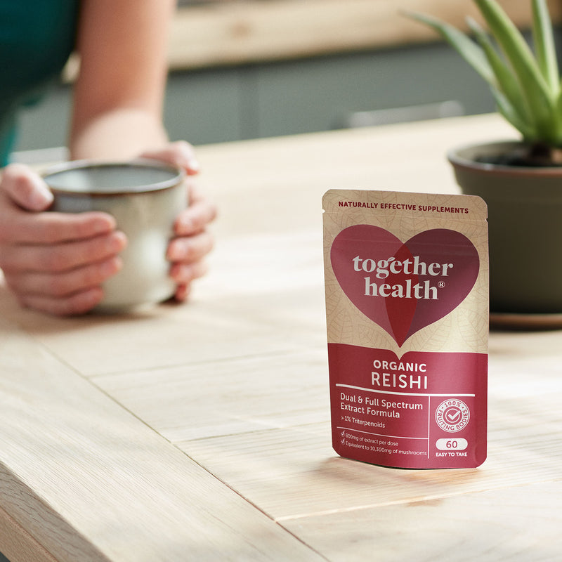 Together Health Organic Reishi 60 capsules (British brand)