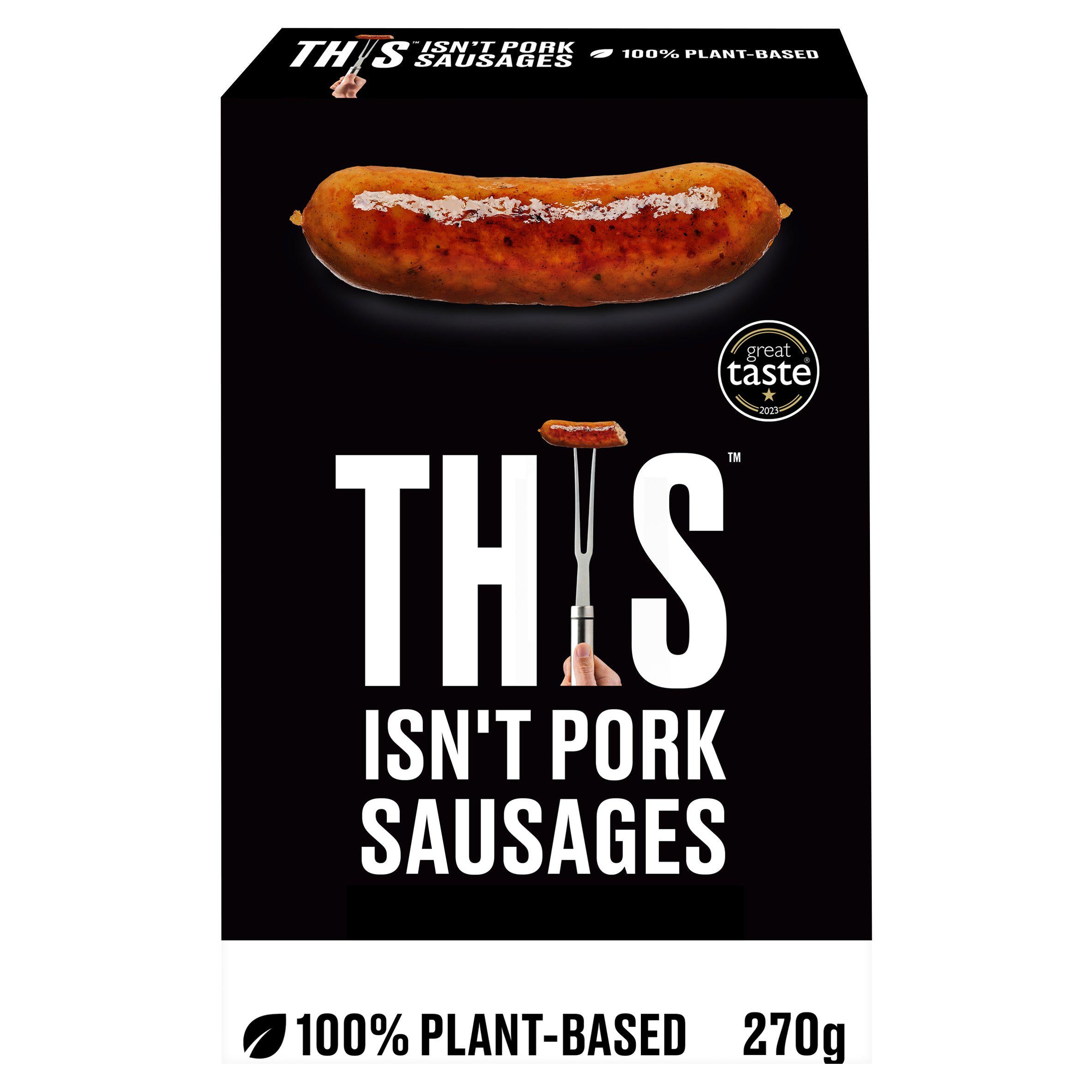 THIS Isn't Pork Plant Based Sausages 270g GOODS Sainsburys   