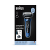 Braun Series 6 electric shaver blue - British product