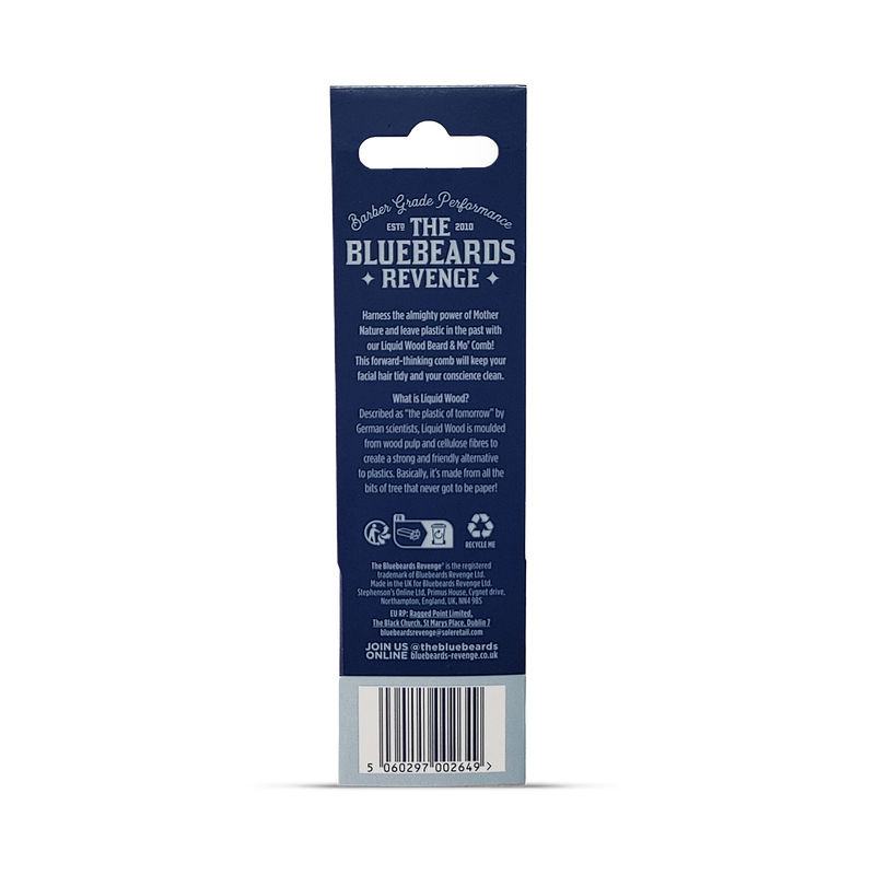Bluebeards Revenge styling comb 18cm - British product