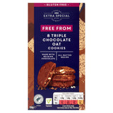 ASDA Extra Special Free From 8 Belgian Triple Chocolate Cookies