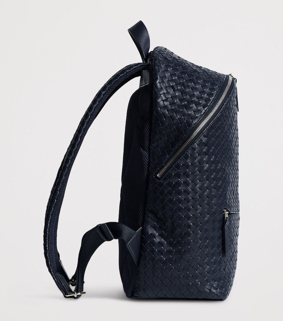 Bottega Veneta 1975 calfskin backpack Intrecciato weave - British product