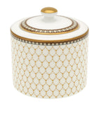 Halcyon Days Antler Trellis sugar pot - British product