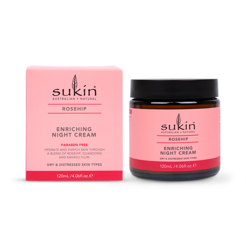 Sukin Rosehip Night Cream 120ml (British brand)