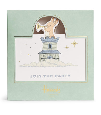 Harrods Harrods Bunny Party Invitations Pack of 8- Buy online at McGrocer