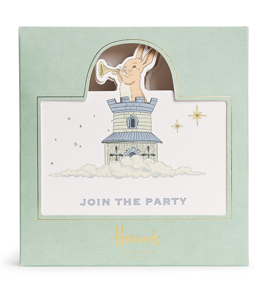 Harrods Bunny Party Invitations Pack of 8, UK version