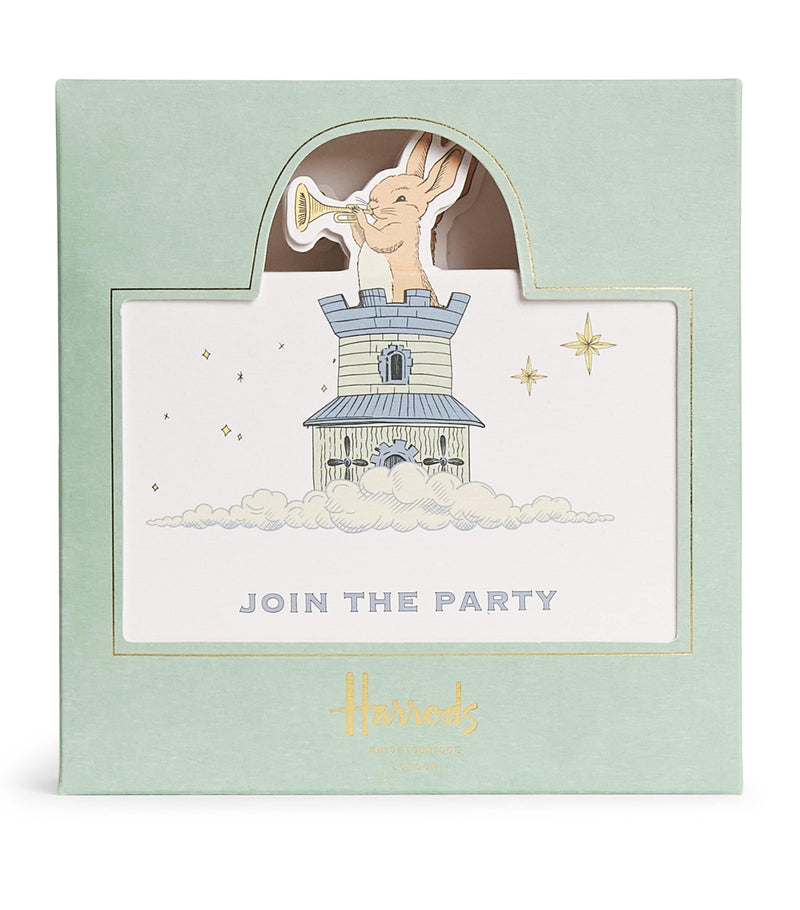 Harrods Bunny Party Invitations Pack of 8, UK version