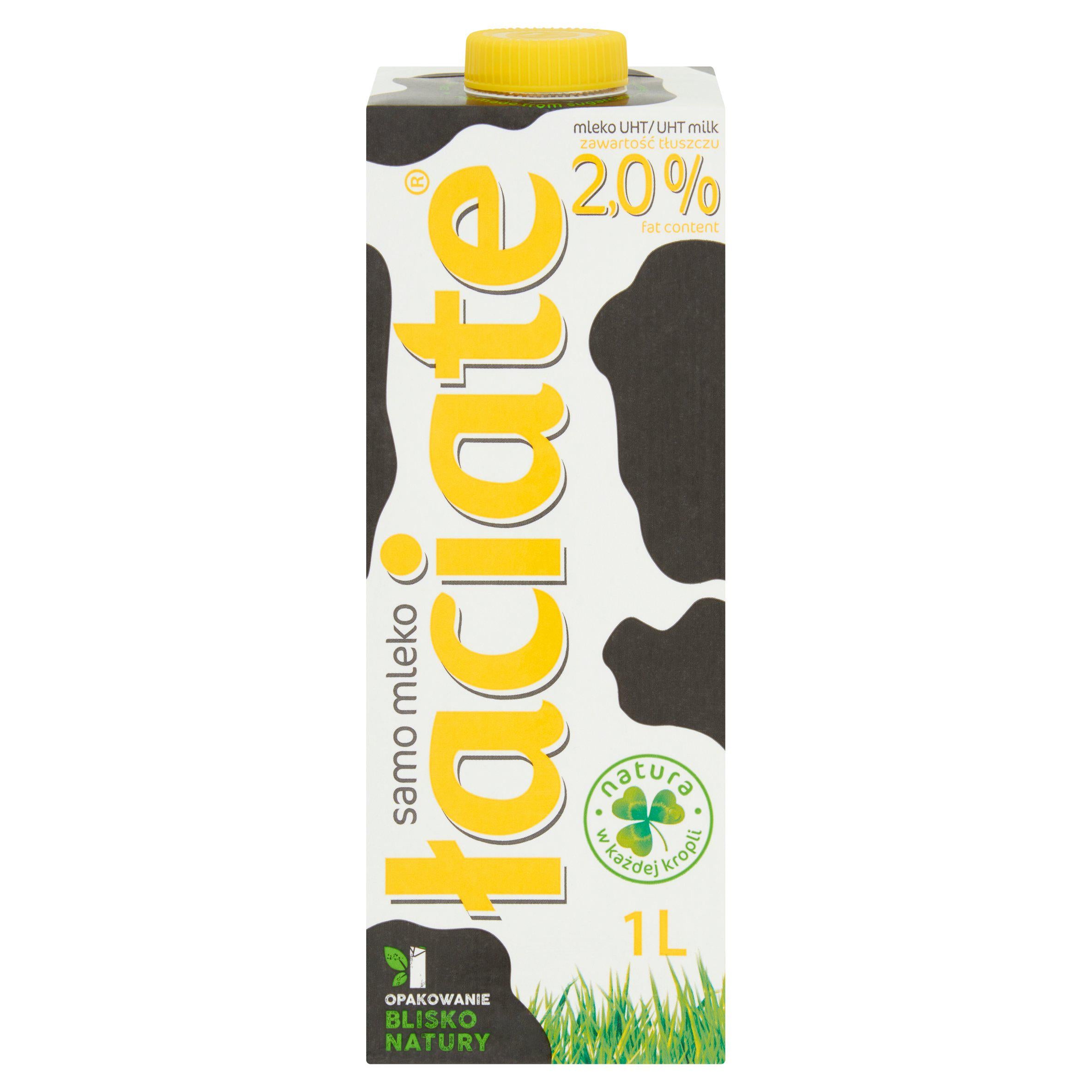 Laciate 2.0% Uht Milk 1L Bigger packs Sainsburys   