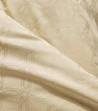 Harrods of London Halsey Super King duvet cover set in Egyptian cotton and silk, Jacquard design, UK version