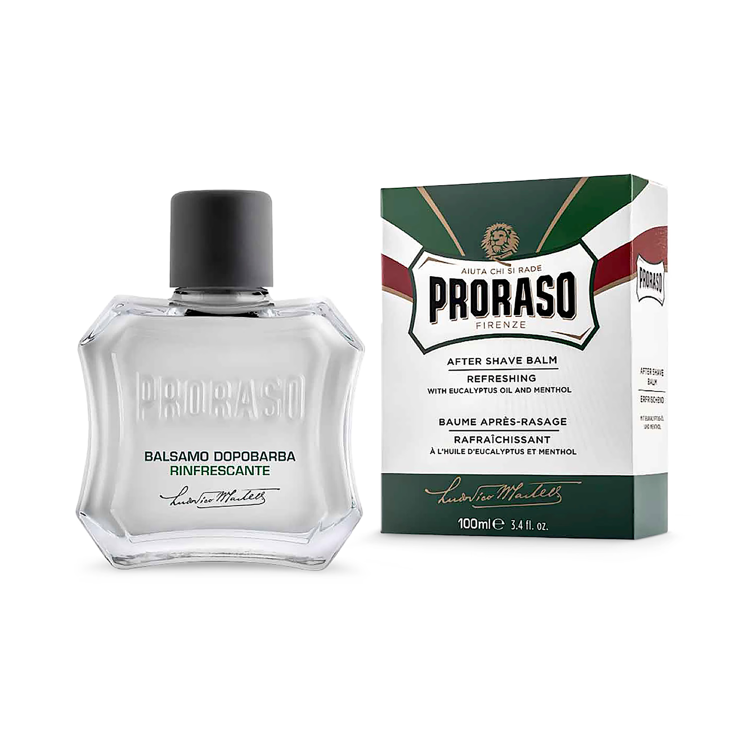 Proraso aftershave balm refreshing 100ml, imported from the UK